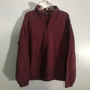 Orvis quarter zip elbow padded pullover, Large